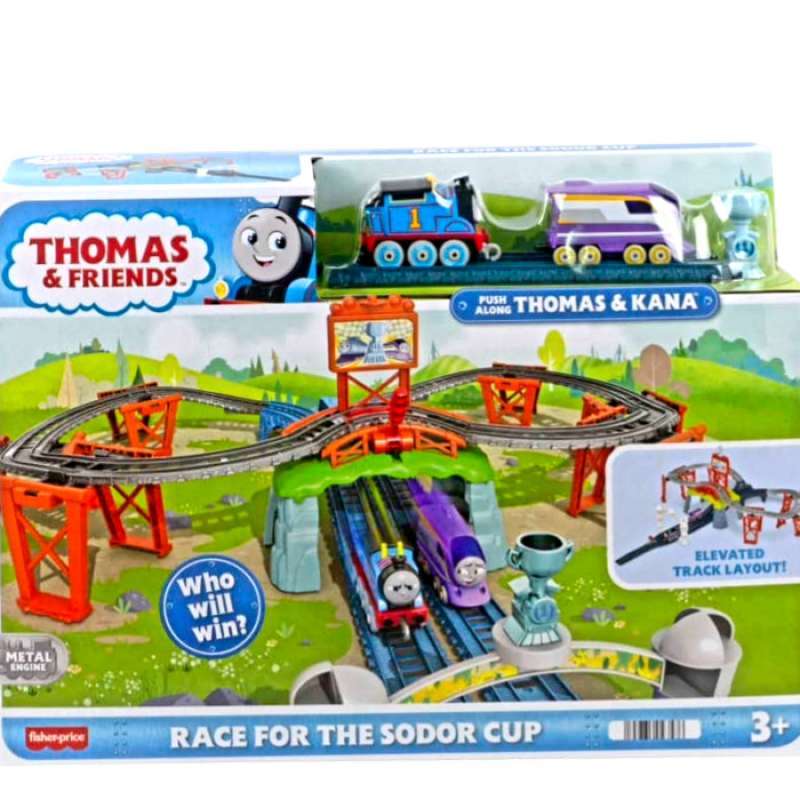 Jual Thomas And Friends Track Push Along Race For The Sodor Cup Kereta