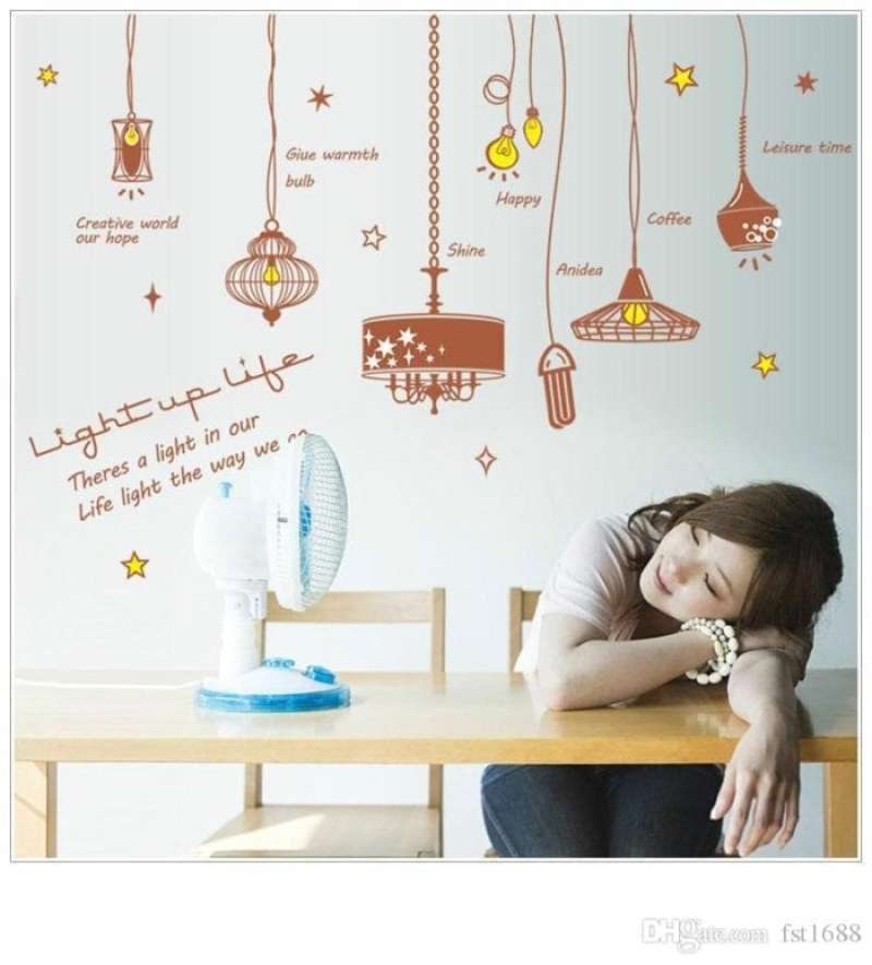 Promo WALL STIKER 60X90 SK9001 LIGHT UP LIFE WALSTIKER WALLSTICKER