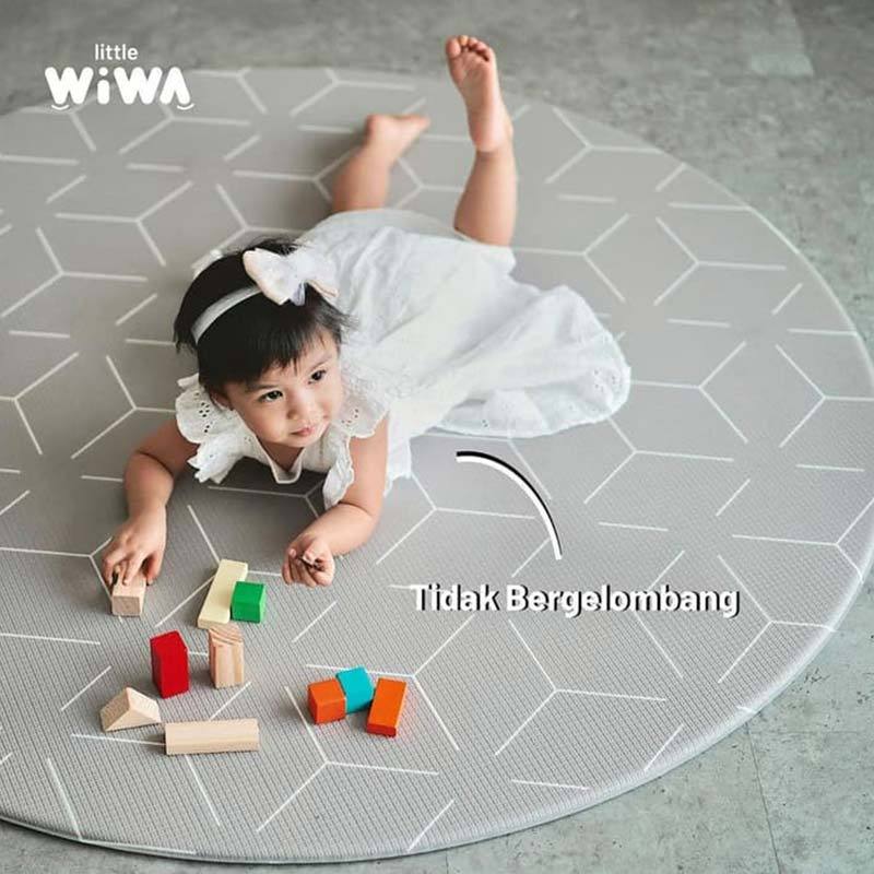 Jual Little Wiwa Signature Sage Cirkular Baby Playmat di Seller Yumi
