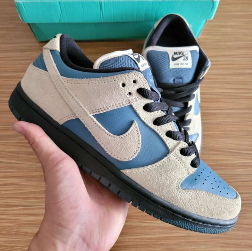 Jual Nike SB Dunk Low Light Cream Thunderstorm di Seller Forbes Kicks