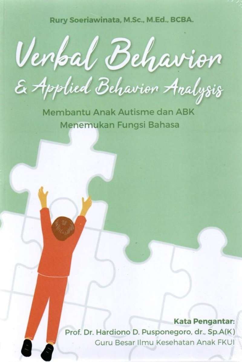 Jual Buku Verbal Behavior Applied Behavior Analysis: Membantu Anak