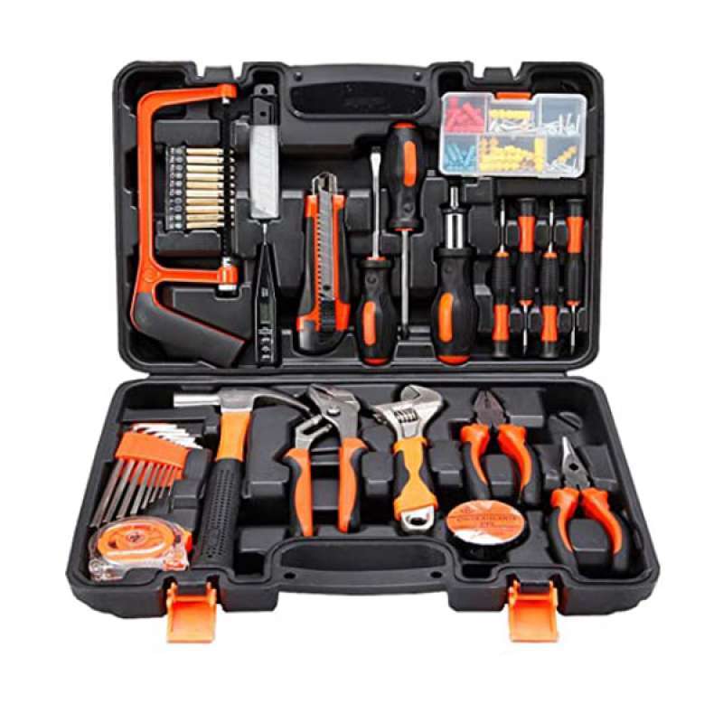Jual Toolkit Toolset Toolbox Tool Set Tool Kit Tool Box 100pc Hitam
