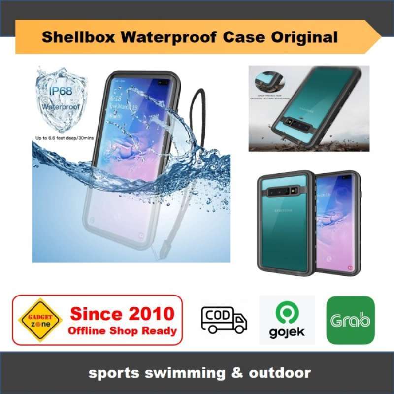 Promo Samsung S10 / S10 Plus Casing Shellbox Waterproof Case Original