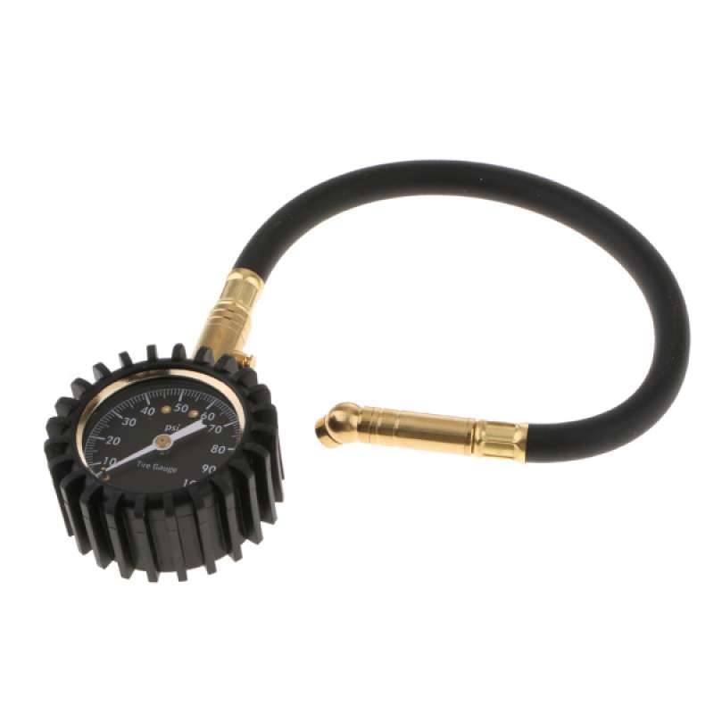 Promo Car Vehicle Auto Tire Tyre Air Pressure Gauge With Hose 0-100 psi ...