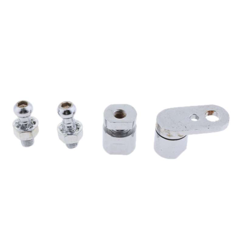 Promo Chrome Front Turn Signal Relocation Brackets Swivel Kit for