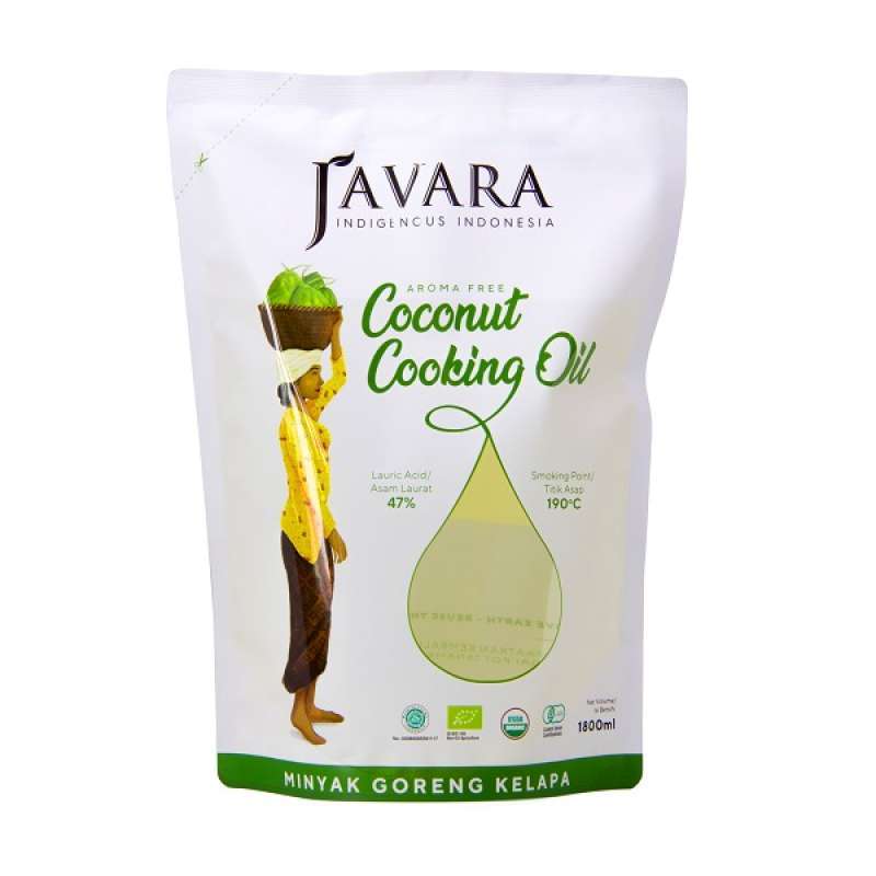 Jual Javara Organic Coconut Cooking Oil Minyak Goreng - 1800ml di ...