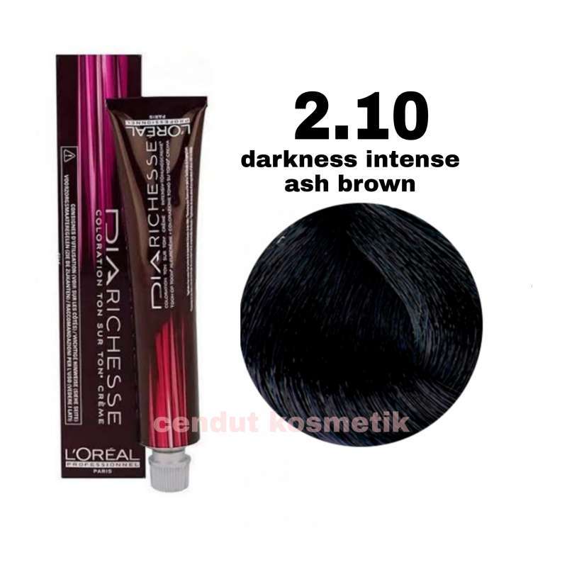 √ L'oreal Diarechesse 2.10 Darkness Intense Ash Brown / Blue Black