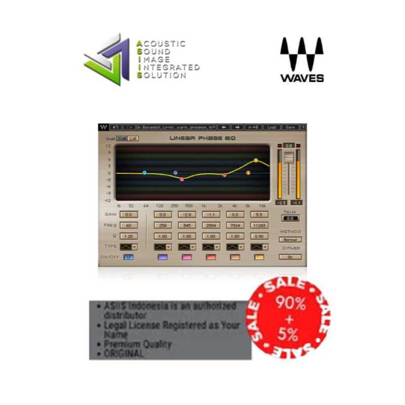 Jual Waves Plugins-linear Phase Eq Di Seller Pt. Acoustic Sound Image ...
