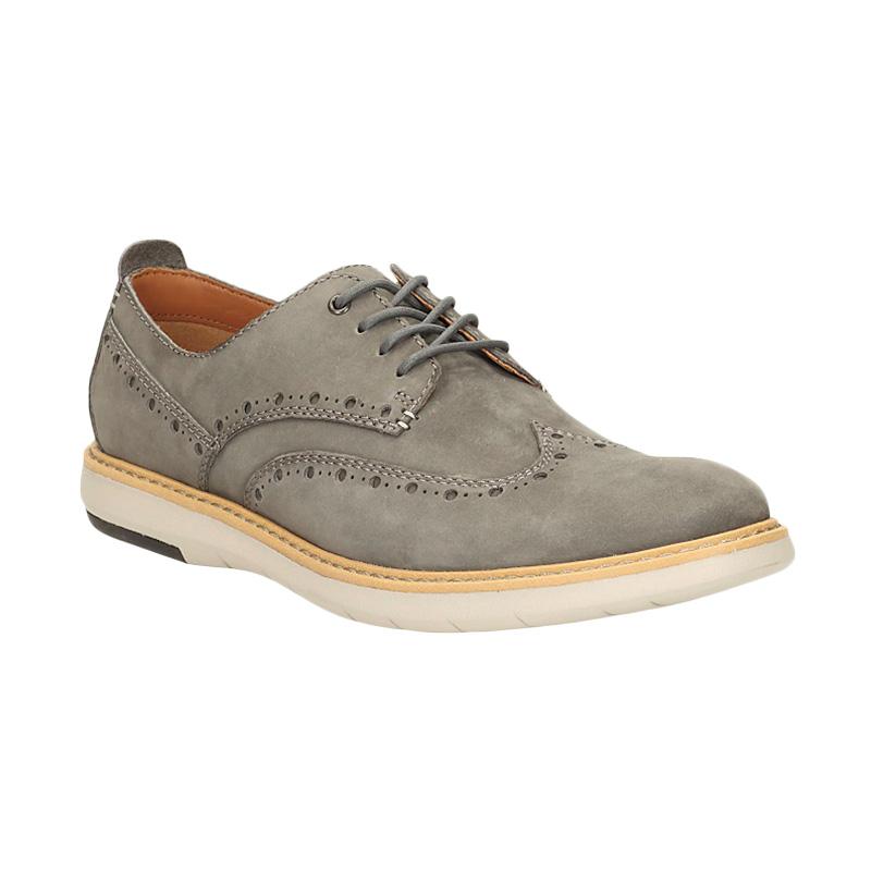 jual clarks flexton wing grey nubuck harga jual clarks flexton wing grey nubuck harga