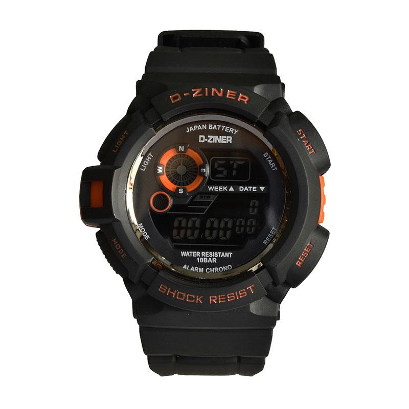 Jual D-Ziner DZ8016BOR1 Jam Tangan Pria - Hitam Online 