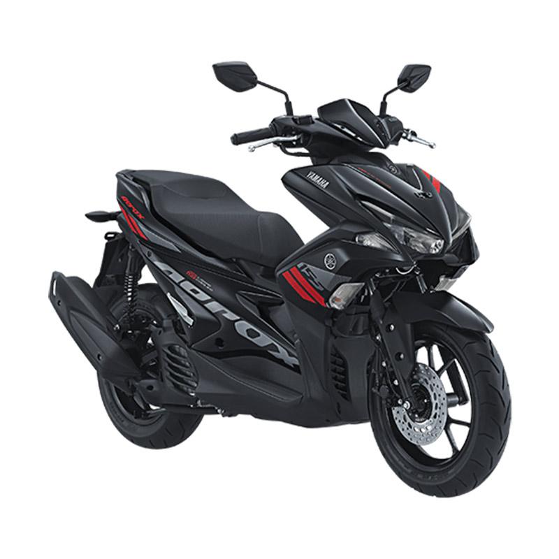 Jual Yamaha  Aerox  155  VVA Sepeda  Motor  Black Online 