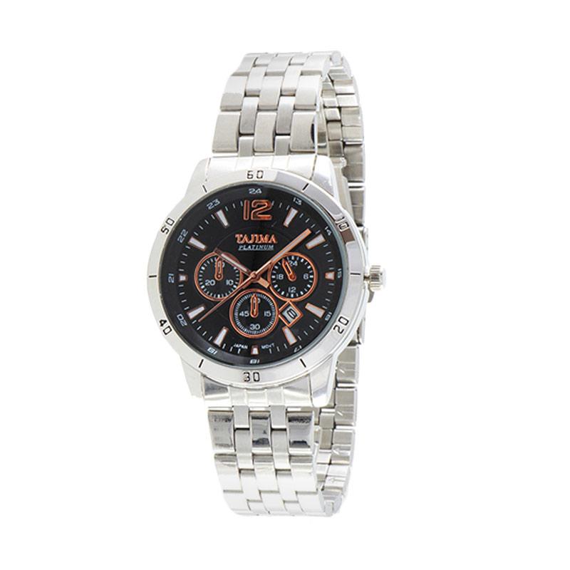 jual tajima analog jam tangan pria 7001 ga 06 hitam jual tajima analog jam tangan pria 7001 ga 06 hitam