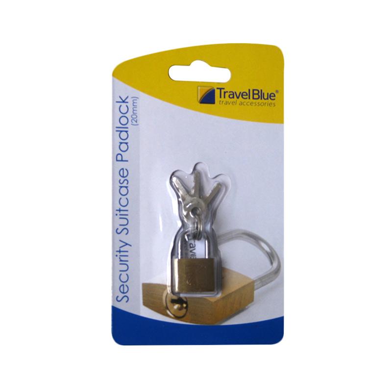 Jual Travel Blue 020 Gembok Kunci - Gold Murah Februari