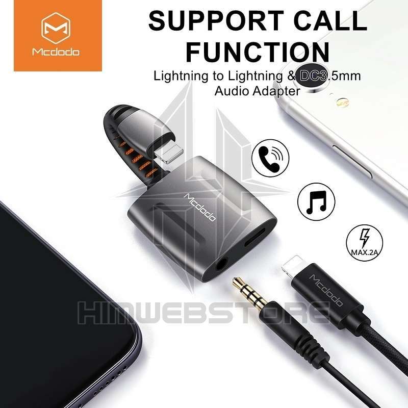 Jual MCDODO CA-6340 Splitter Connverter Audio Adapter