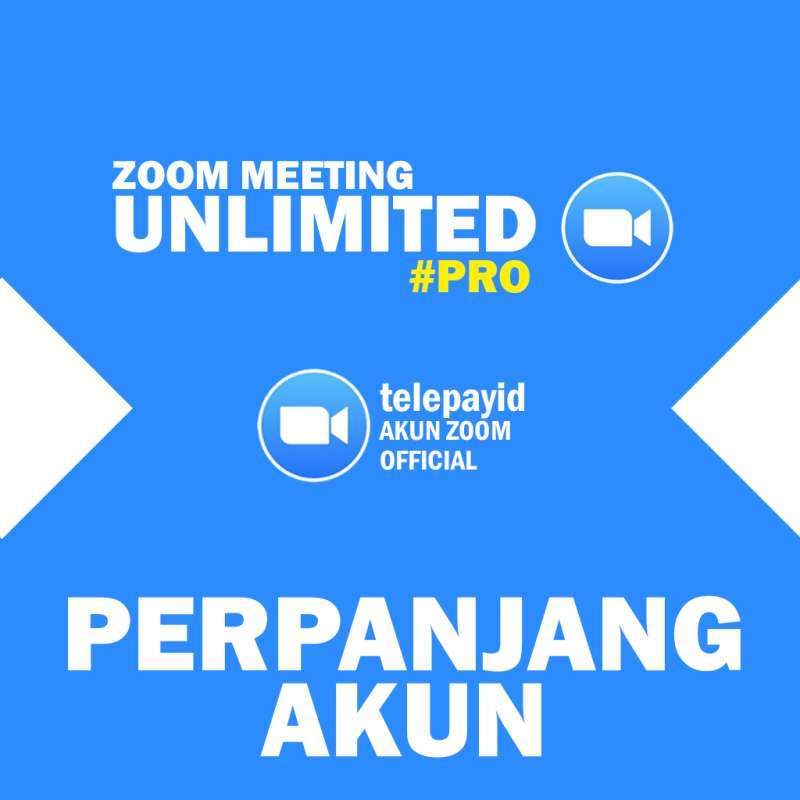 Jual [TERMURAH] Zoom Meeting Pro : 100 Peserta Online