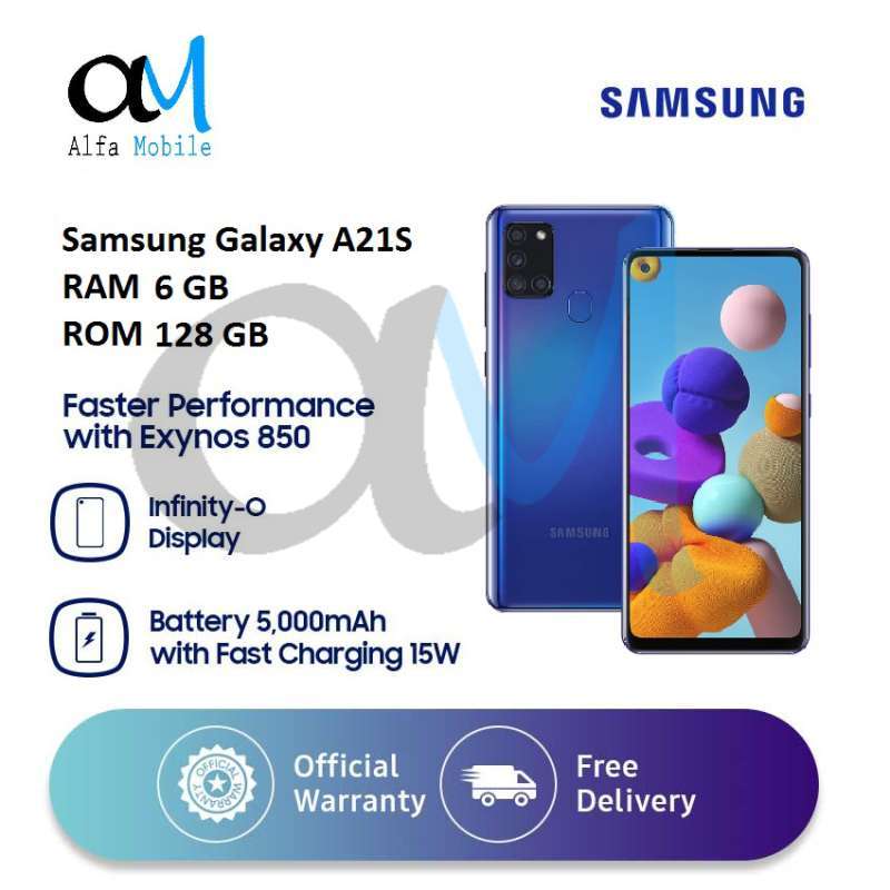 Jual Samsung Galaxy A21S (6/128 GB) Garansi Resmi SEIN