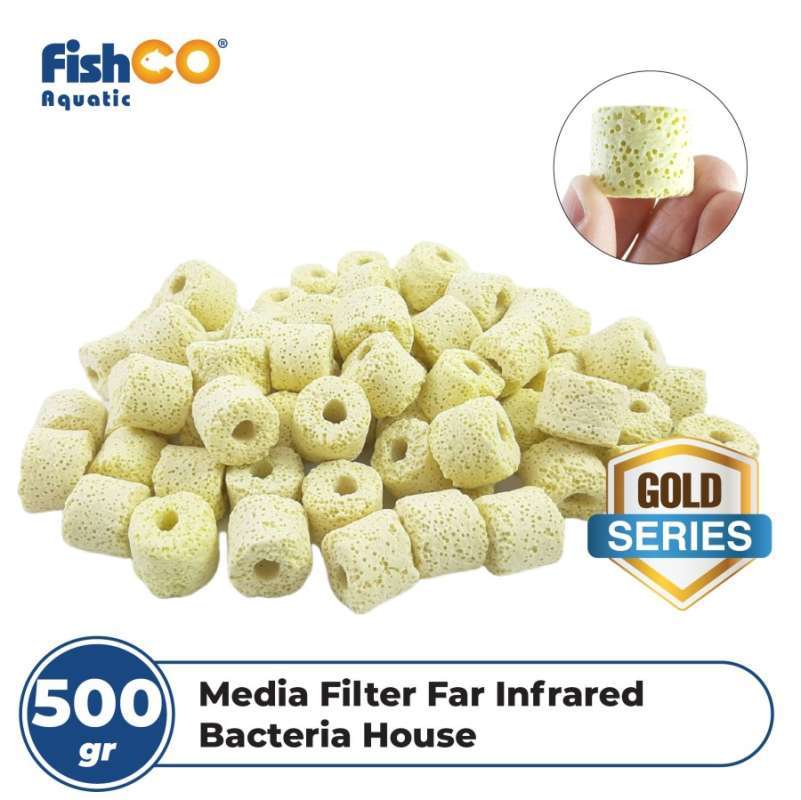 Jual Media Filter Aquarium/ Far Infrared Bacteria House 1 bag 500 gr