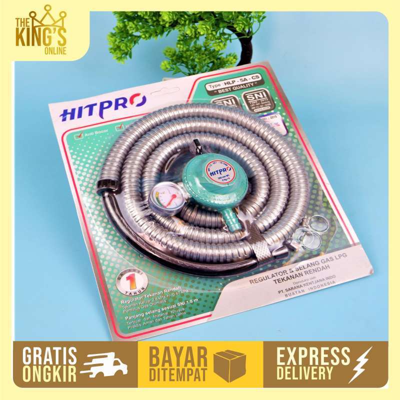 Promo 1 Pcs [full Set Selang + Kepala Regulator] Kompor Gas Hit Pro ...
