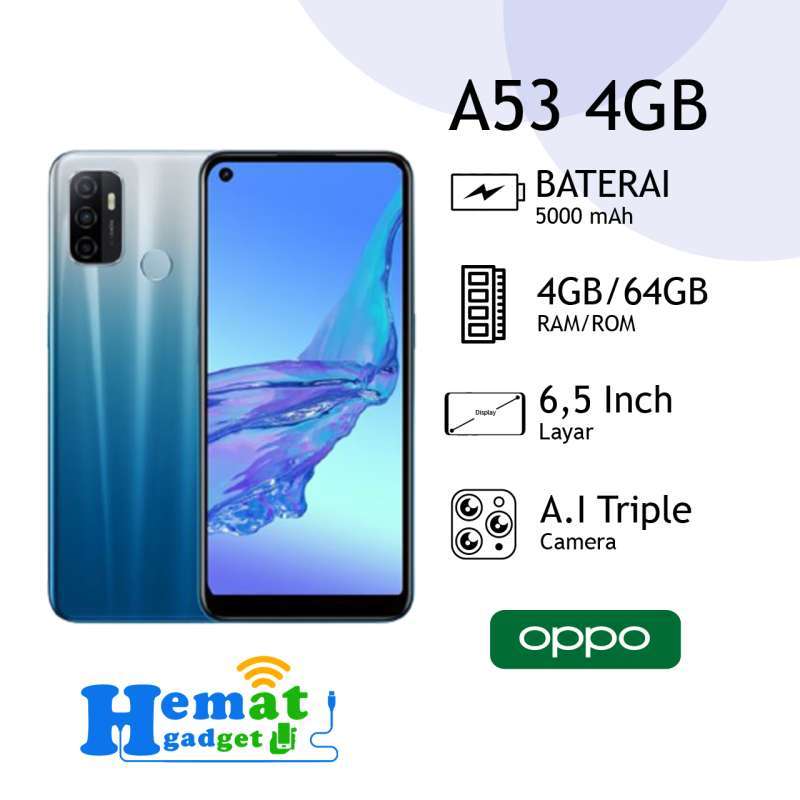 âˆš Oppo A53 Ram 4/64g Ram 4gb Internal 64gb Garansi Resmi