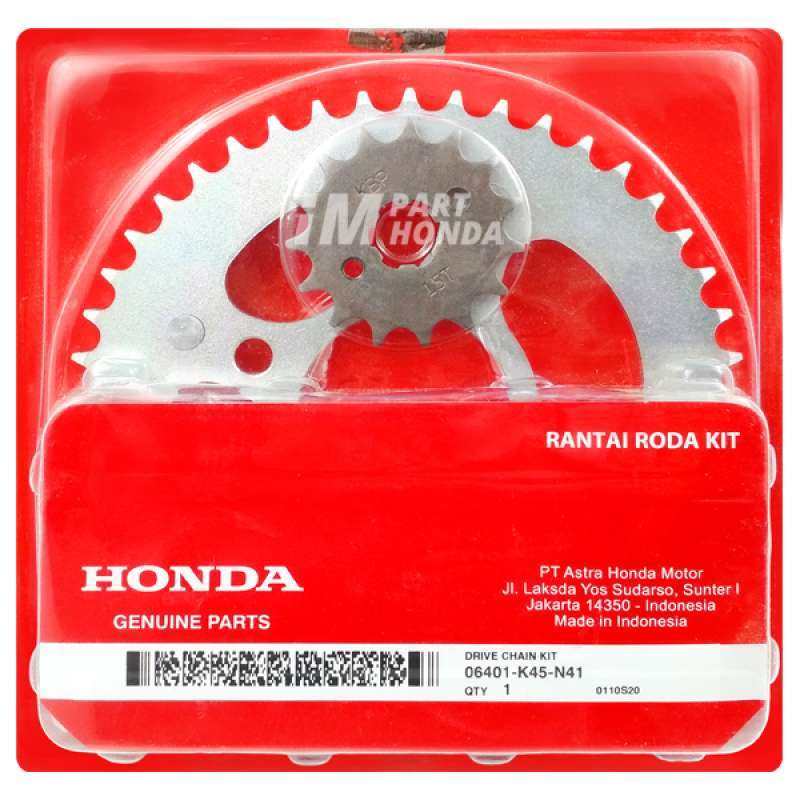 Jual Ahm 06401k45n41 Gir Rantai Gear Set Cbr 150 R K45g Led Di Seller