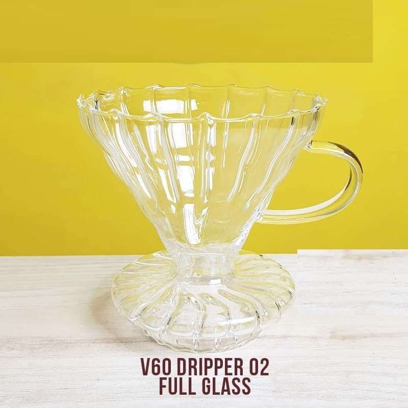 Jual V60 Dripper Kaca 02 Manual Brew Coffee Drip Kopi Dripper Beling Di Seller Runan Store