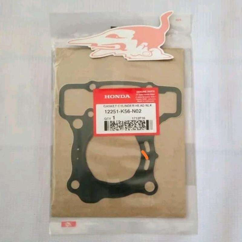 Jual Honda Genuine Part Gasket Head Cylinder Supra GTR CB CBR 150 R LED 12251K56N02 di Seller