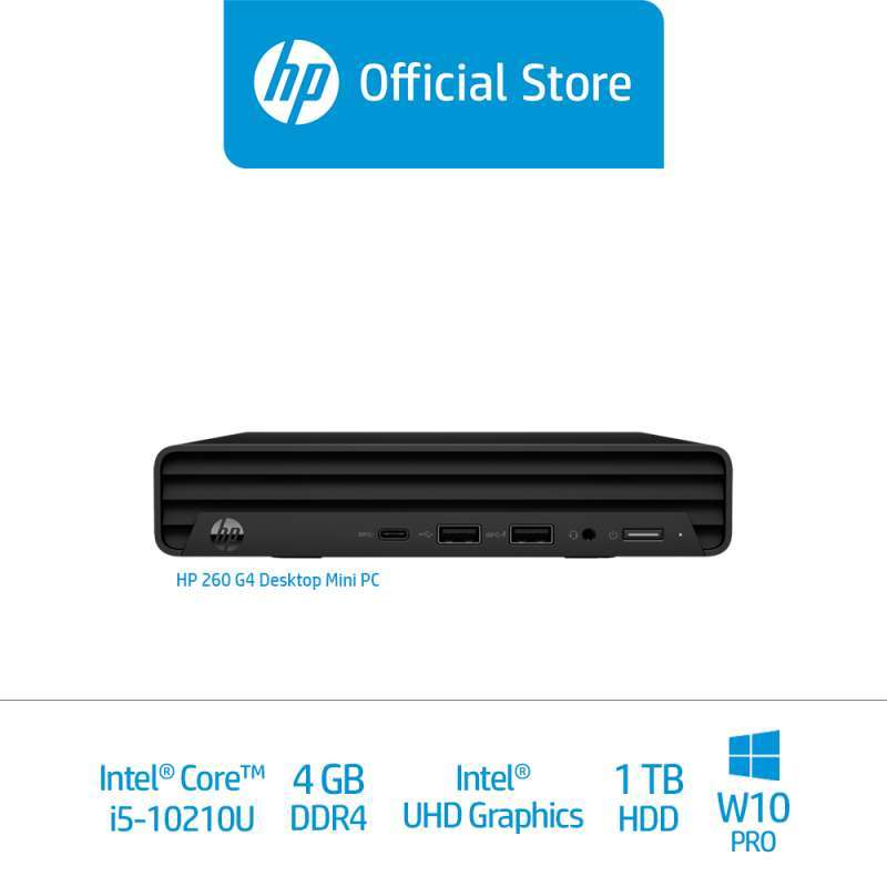 âˆš Hp 260 G4 Mini Pc Mini Desktop Pc (385s8pa) / Core I5 / 4gb / 1tb