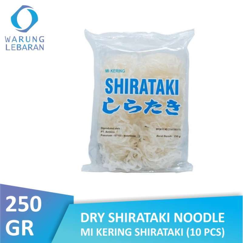 Jual Dry Shirataki Noodle Mi Kering Shirataki (isi 10 pcs) 250 GR di Seller Warung Lebaran