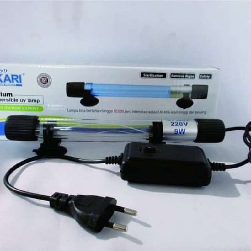 Jual LAMPU UV ULTRAVIOLET AQUARIUM TAKARI 9 WATT AQUASCAPE di Seller
