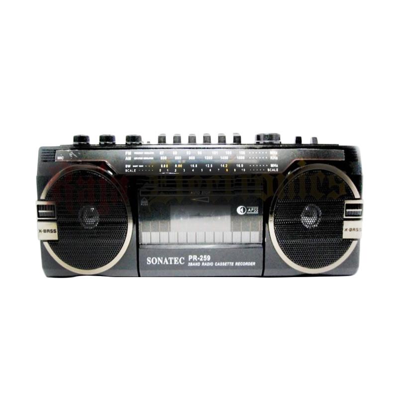 Jual Sonatex PR259 Radio Cassette Recorder Tape USBSD Card AMFM