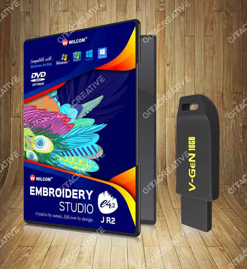 Jual Flashdisk Software Bordir Wilcom Embroidery Studio e4.2J R2 di ...