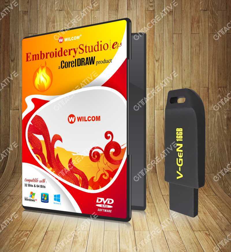 Jual Flashdisk Software Bordir Wilcom Embroidery Studio e1.5 di Seller ...