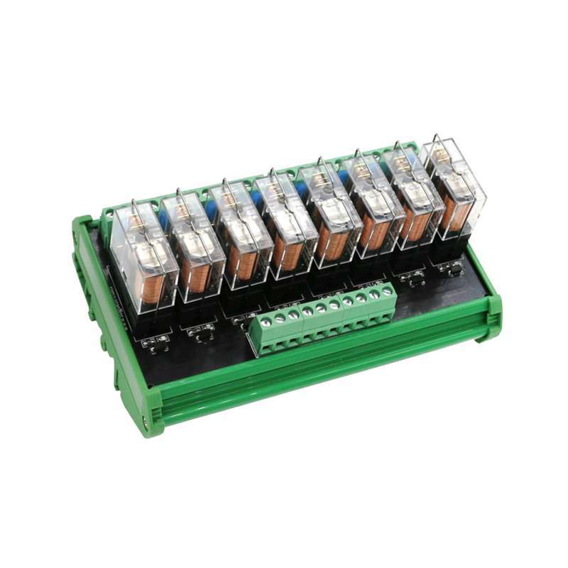 Promo 8 Channel Relay Module Signal NPN Driver Board Coil Voltage 12V ...