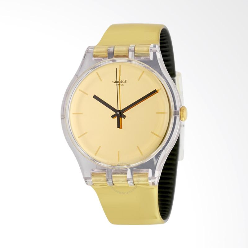 jual swatch goldenall jam tangan pria gold suok120 jual swatch goldenall jam tangan pria gold suok120