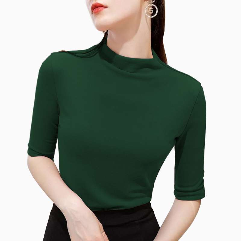Baju Kaos Leher Tinggi Wanita / Jual Majomer Ktp 02 Baju ...