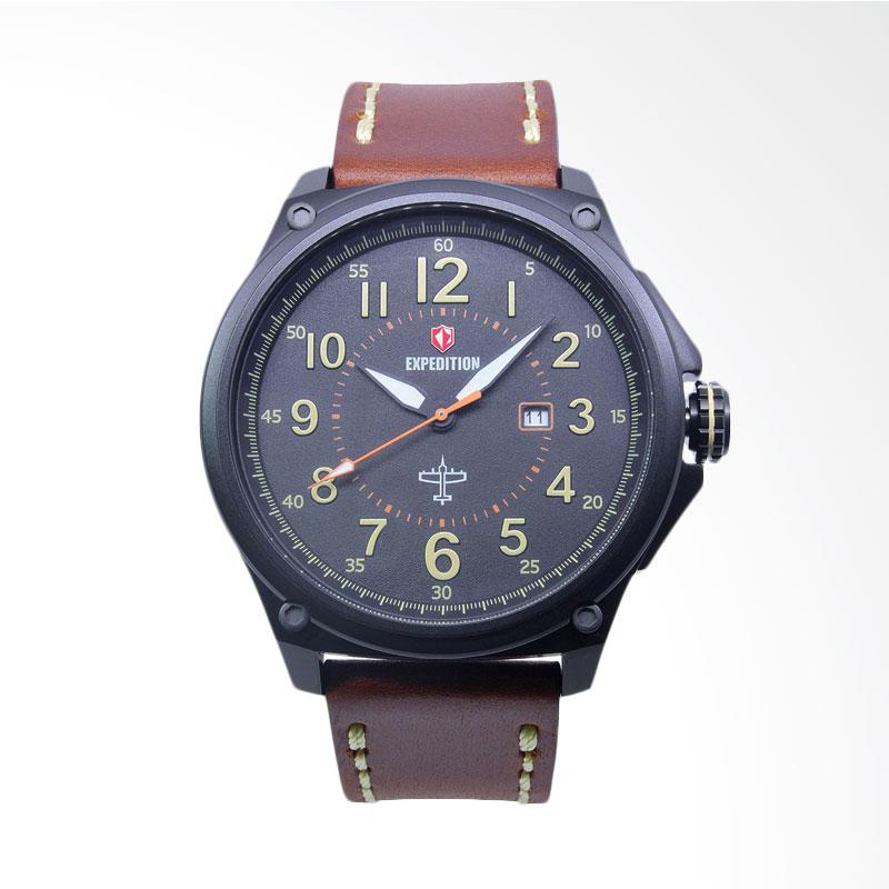 jual expedition leather jam tangan pria brown jual expedition leather jam tangan pria brown