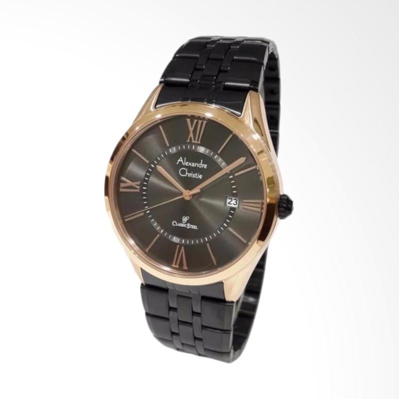 jual alexandre christie jam tangan pria hitam rosegold jual alexandre christie jam tangan pria hitam rosegold