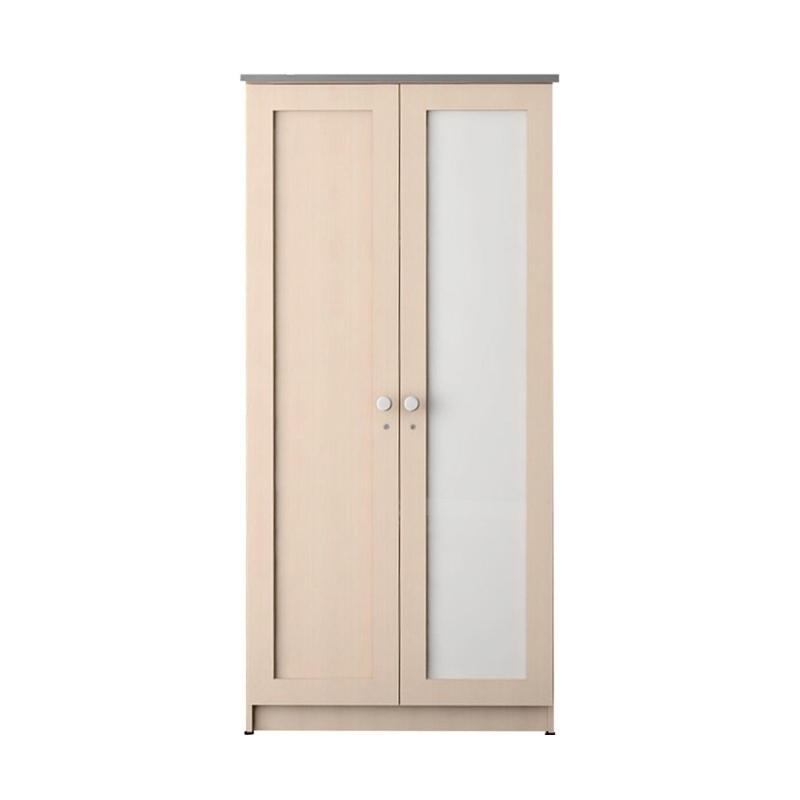 Jual Kirana NYCQLP2CWO Queens Oak Lemari  Pakaian 2  Pintu  