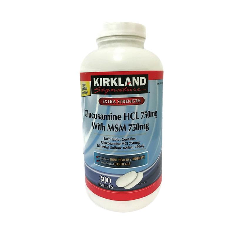 Jual Kirkland Signature Extra Strength Glucosamine HCL 750 mg with MSM