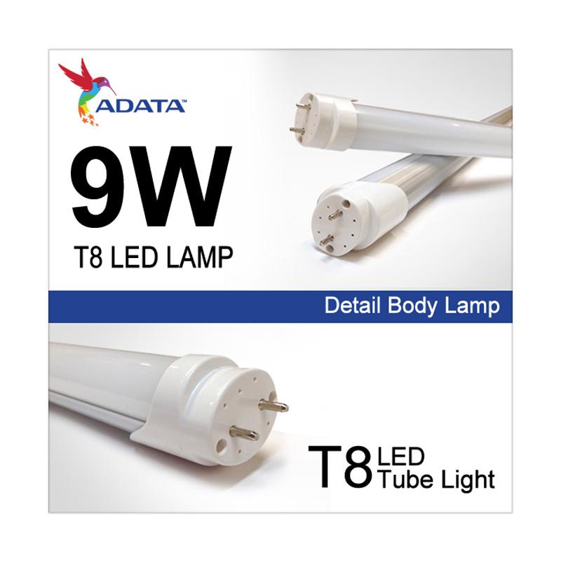 Jual ADATA LED T8 Tube 4 Feet Bohlam Lampu [18 W/5700K ...