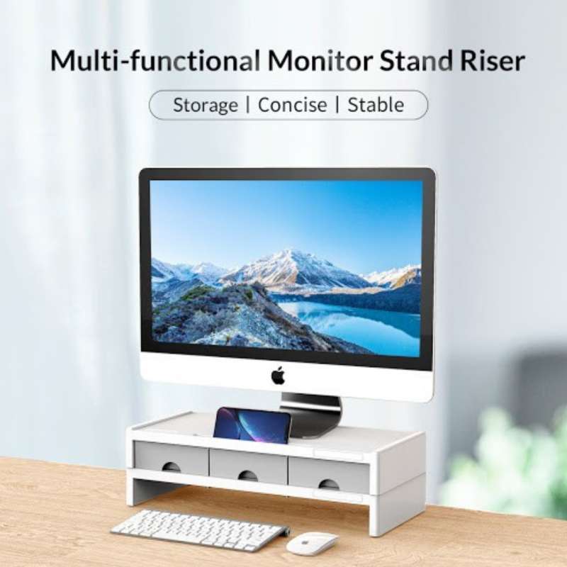 Jual Monitor Stand Orico Riser Double Xt-02 - Meja Laptop Monitor ...
