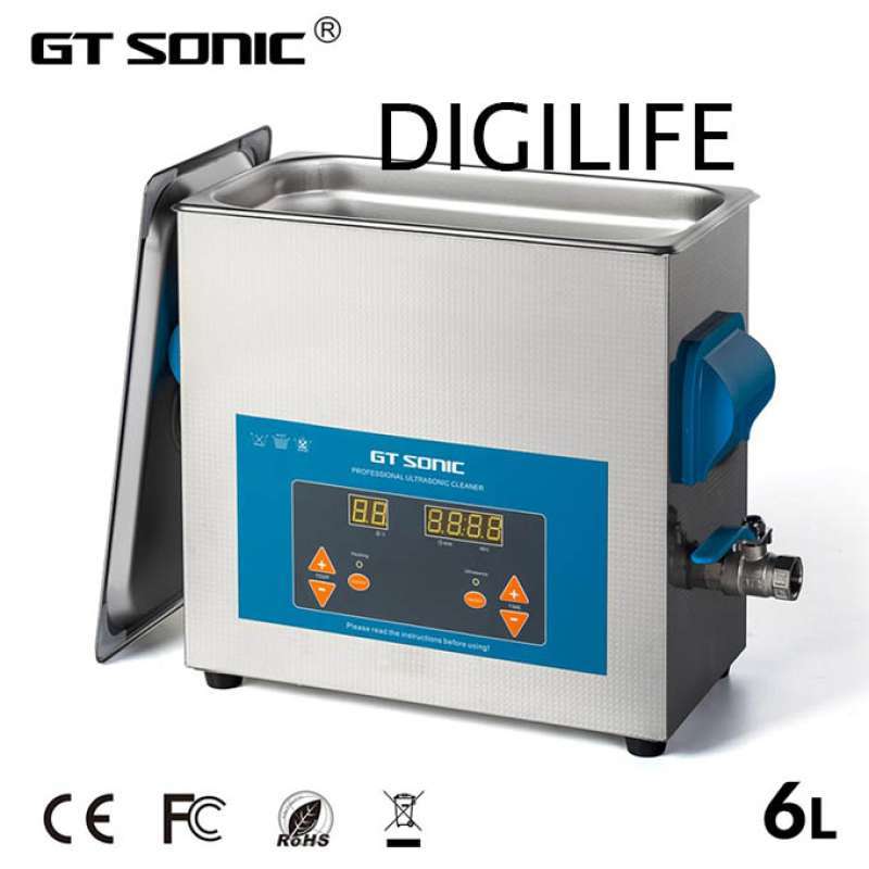Jual Ultrasonic Cleaner Gt Sonic 6l Digital Pembersih Ultrasonik Timer