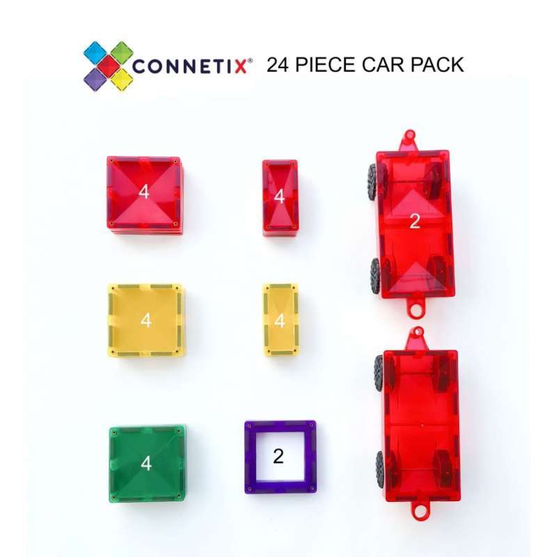 Jual Connetix Tiles Bundle Car Set Blocks Toys [2100 Pieces] Di Seller ...