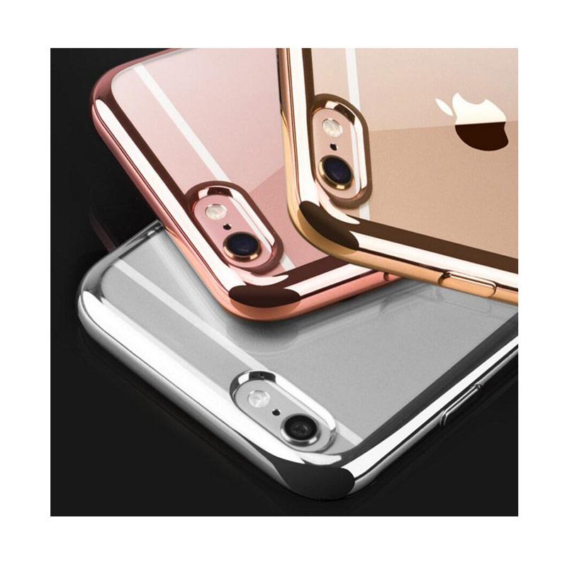 Jual Shining Crome Oppo softcase oppo neo 9 list chrome emas gratis tempered glass