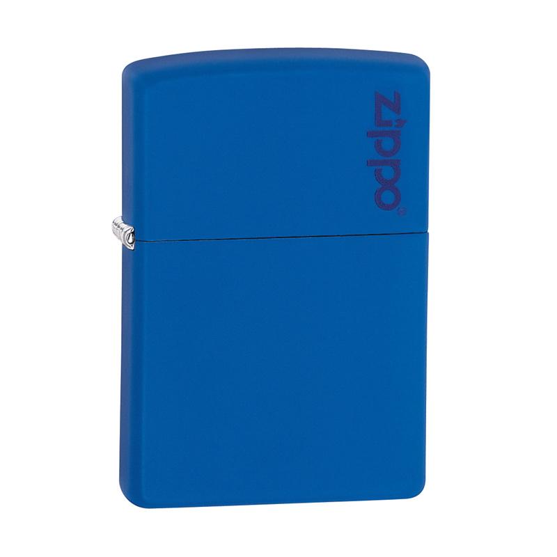 Jual Zippo Royal Logo Pocket Lighter Blue Matte di Seller OKE HOBY