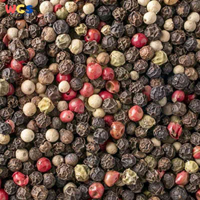 Viva Doria Tellicherry Peppercorns (12 Oz) With Stainless Steel Grinder - Whole