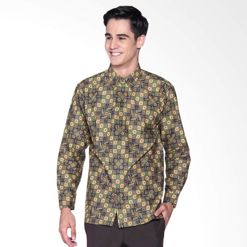 Jual Danar Hadi Print Motif Ceplok Kitiran Kemeja Batik