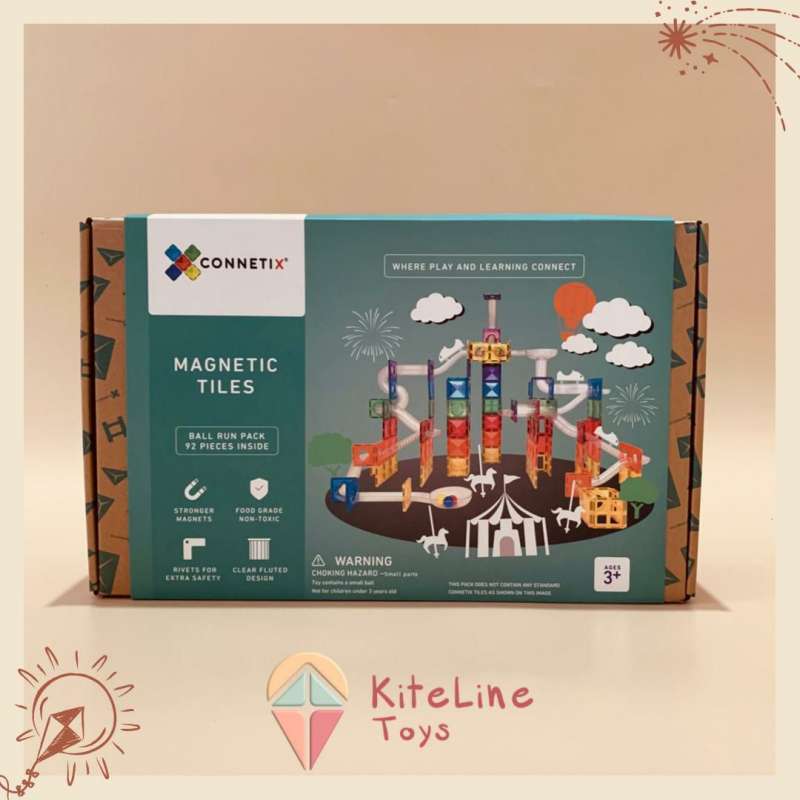 Jual Tiles Ball Run 92 Pcs di Seller Kite Line Toys