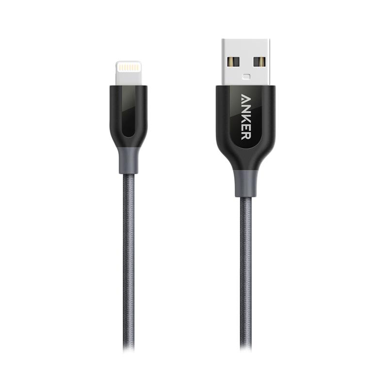 jual anker a8121pa1 powerline lightning cable black 3 jual anker a8121pa1 powerline lightning cable black 3
