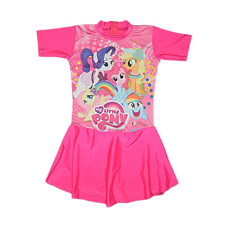 Jual Nice Motif Cute Pony Baju  Renang  Anak  Fuschia 
